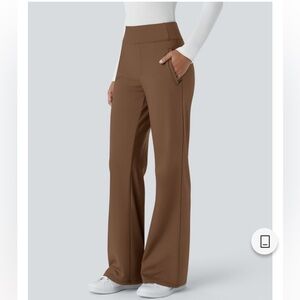 Halara daystretch side zipper pocket work flare pants extra large XL